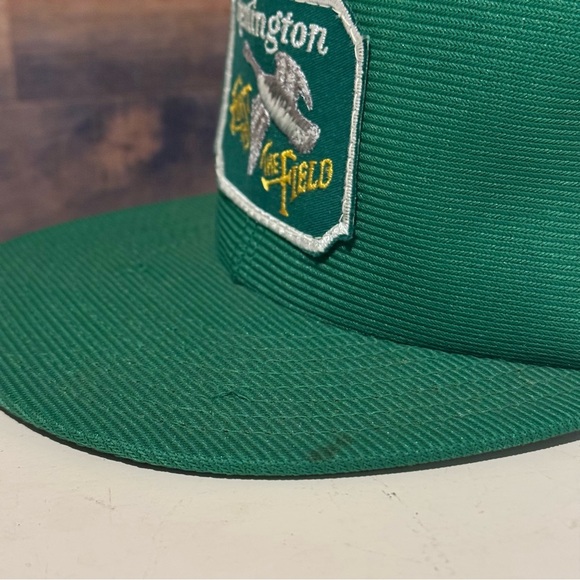 REMINGTON First In The Field Snapback Green Goose Patch MADE USA Large - Picture 8 of 10